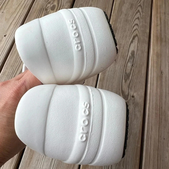CROCS White Mules & Clogs Minimalist Design - Picture 6 of 8